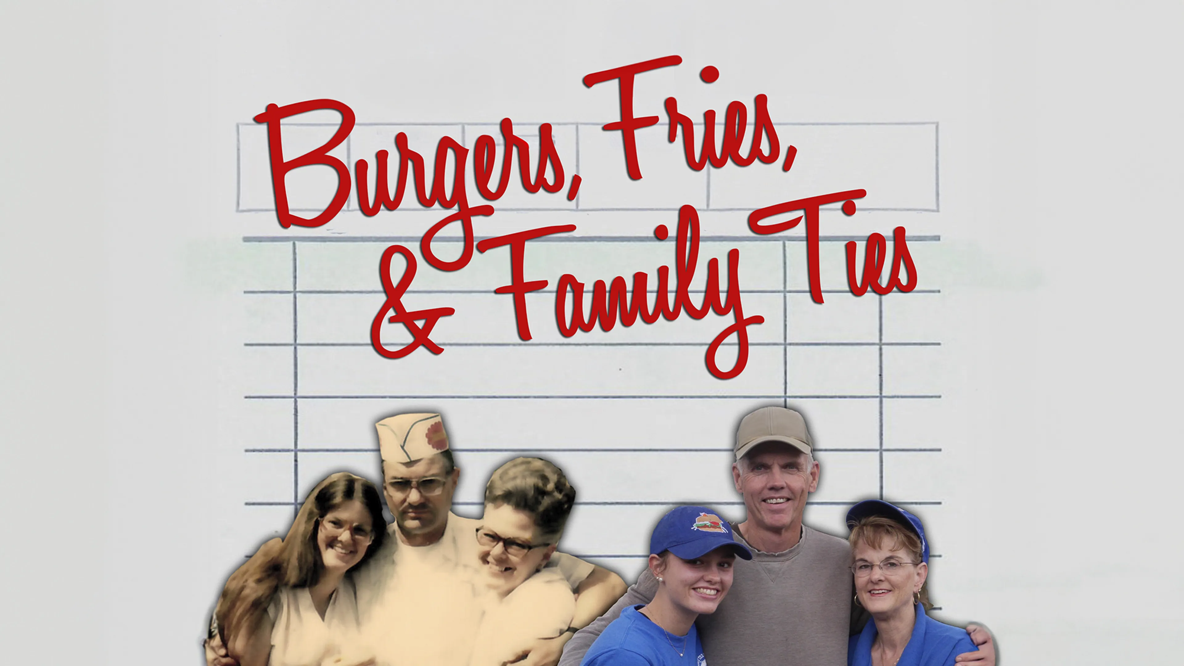 Burgers Fries Family Ties poster
